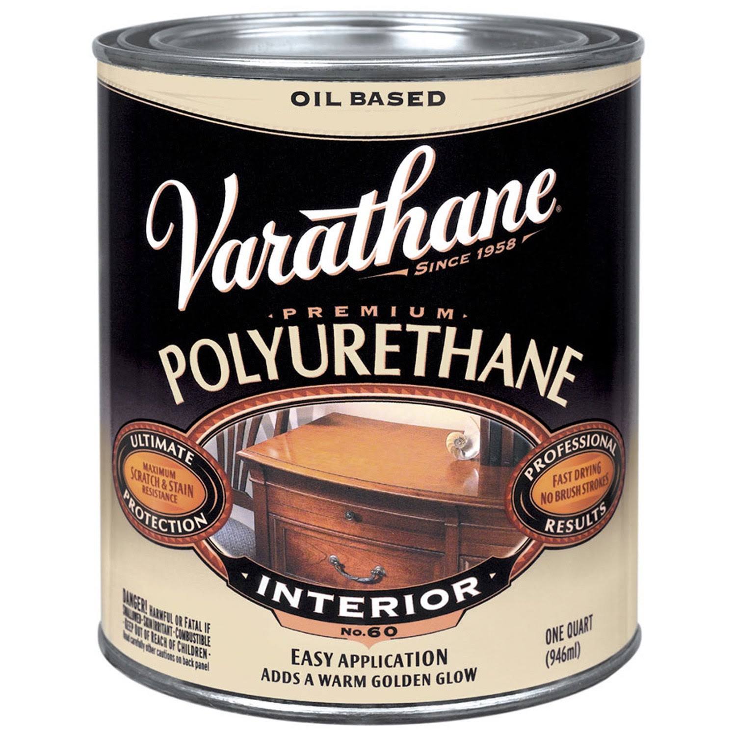 Varathane Oil Based Polyurethane - Clear Satin, 21 Quart