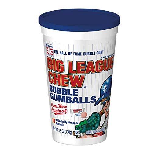 Big League Chew Bubble Gumballs 18 Count