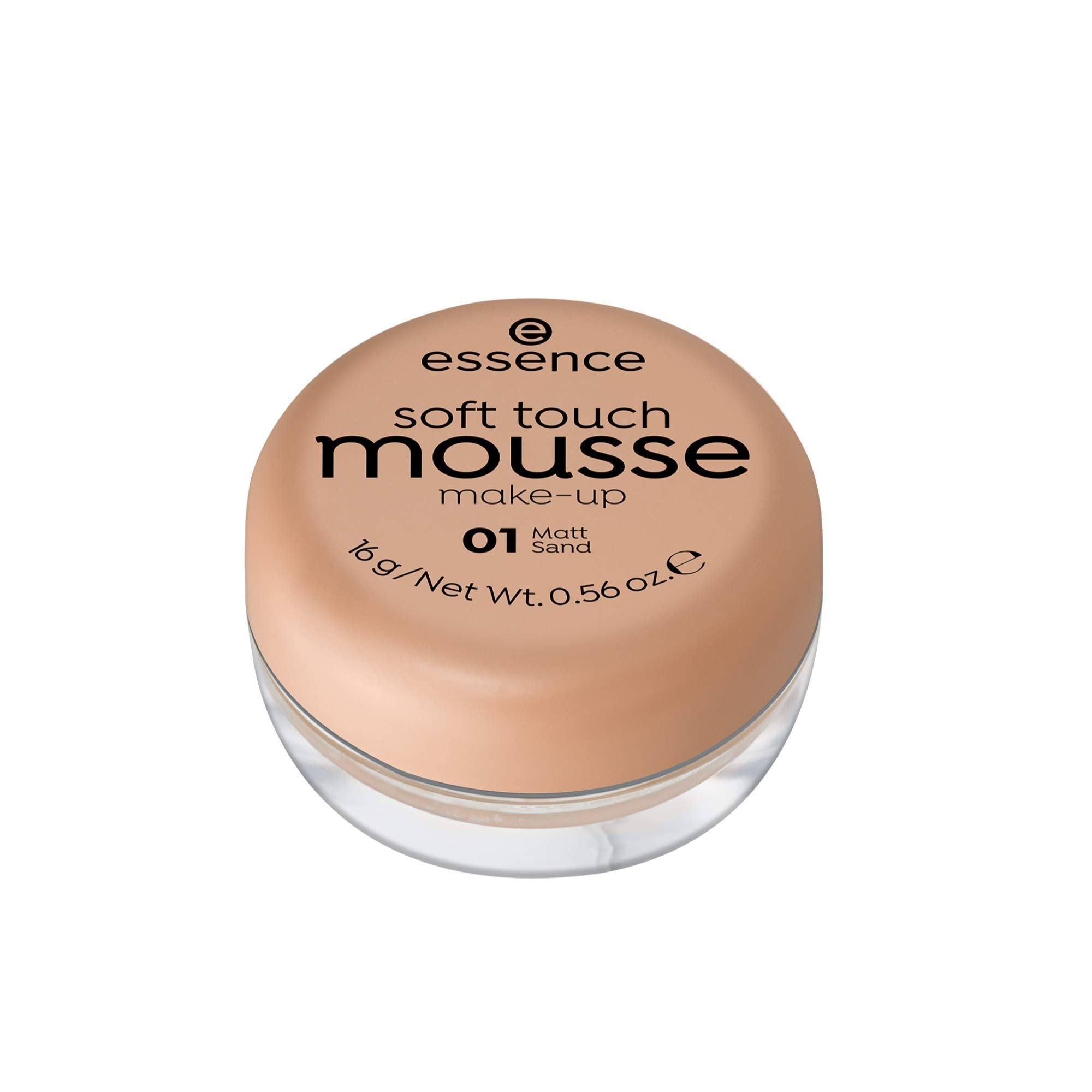 Essence Soft Touch Mousse Make-up 01 Matt Sand 16G