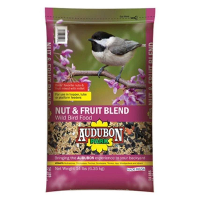 Audubon Park 11874 Fruit & Nut Wild Bird Food, 14 lbs