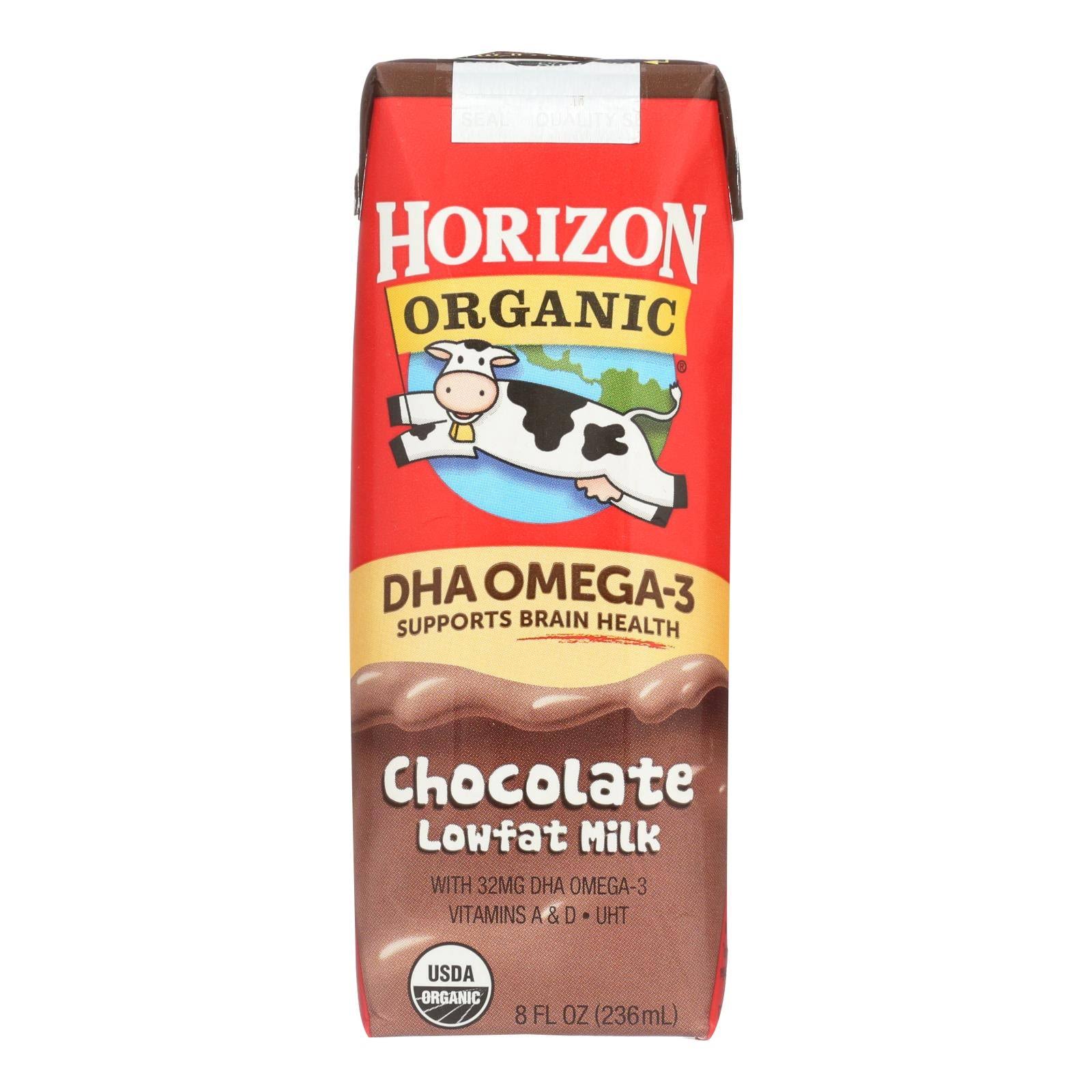 Horizon Organic Chocolate Organic Low Fat Milk - 8oz, 12pk
