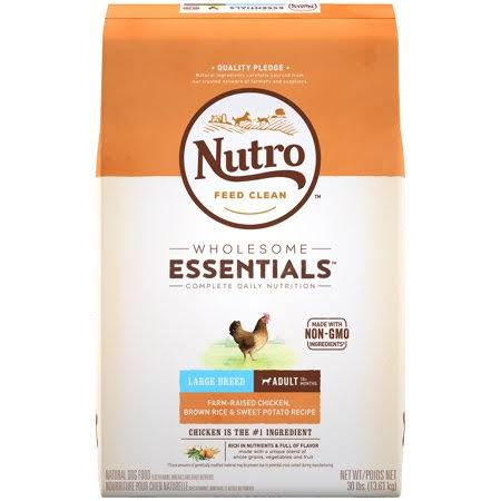 Nutro Large Breed Adult Dog Food - Chicken, Whole Brown Rice and Oatmeal, 30lbs