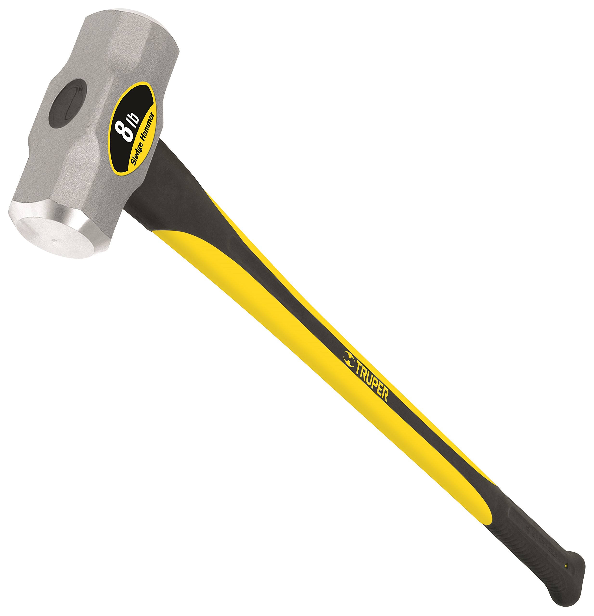 Truper 30929 Fiberglass Handle Sledge Hammer - 8 lb, 36 in