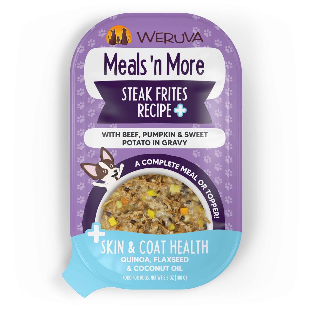 Weruva Meals 'n More Jammin' Salmon + Skin & Coat with Chicken Breast & Salmon in Pumpkin Soup Wet Dog Food
