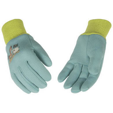 Kinco Kid's Farm Friends 8 oz Jersey Gloves, M / Green by Gemplers 830