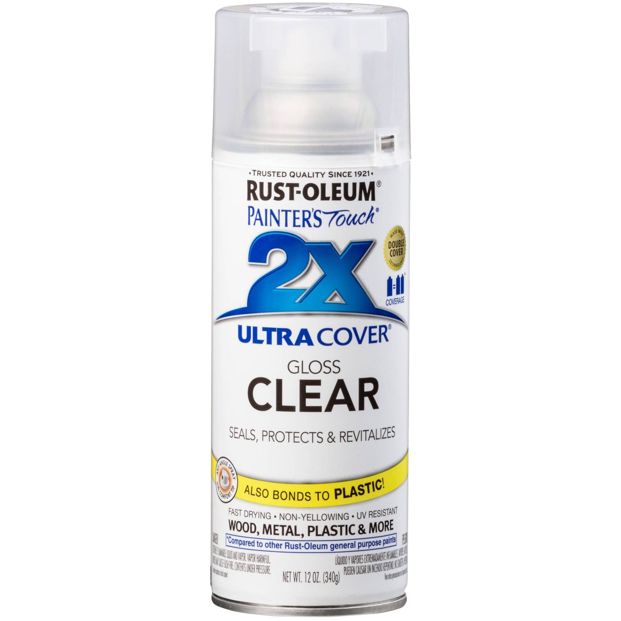 Rust-Oleum Painter's Touch 2X General Purpose Spray Paint - Gloss Clear, 12oz