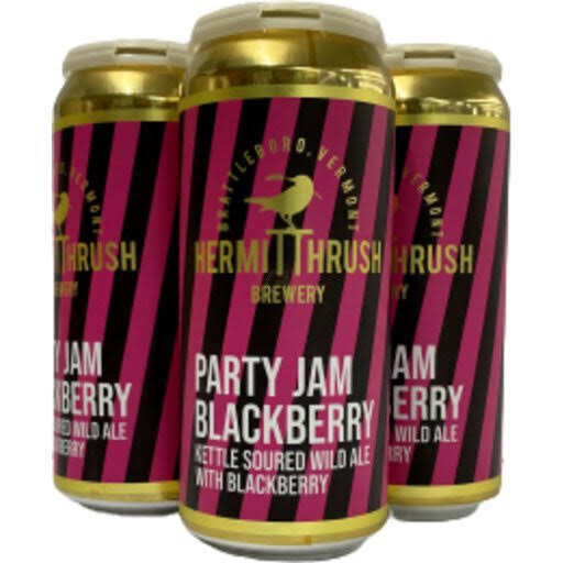 Hermit Thrush Party Jam Blackberry Sour Ale 16oz Cans