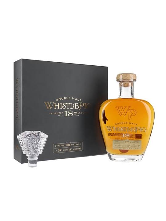 WhistlePig Double Malt Rye 18 Year Old Whiskey 75cl