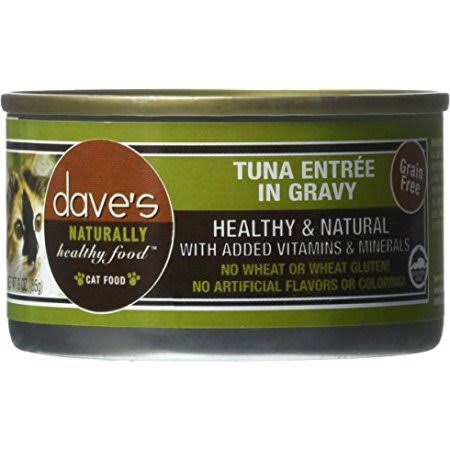 Dave's Naturally Healthy Canned Cat Food - Tuna Entrée In Gravy, 3oz
