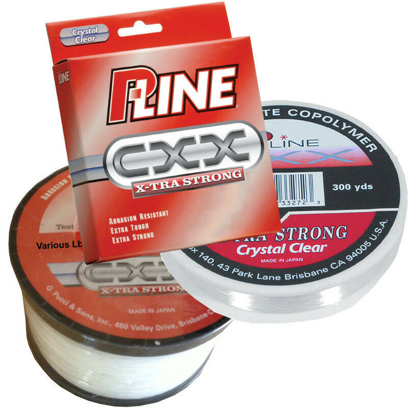 P-Line CXX-Xtra Strong Crystal Fishing Line - Clear, 3000yds
