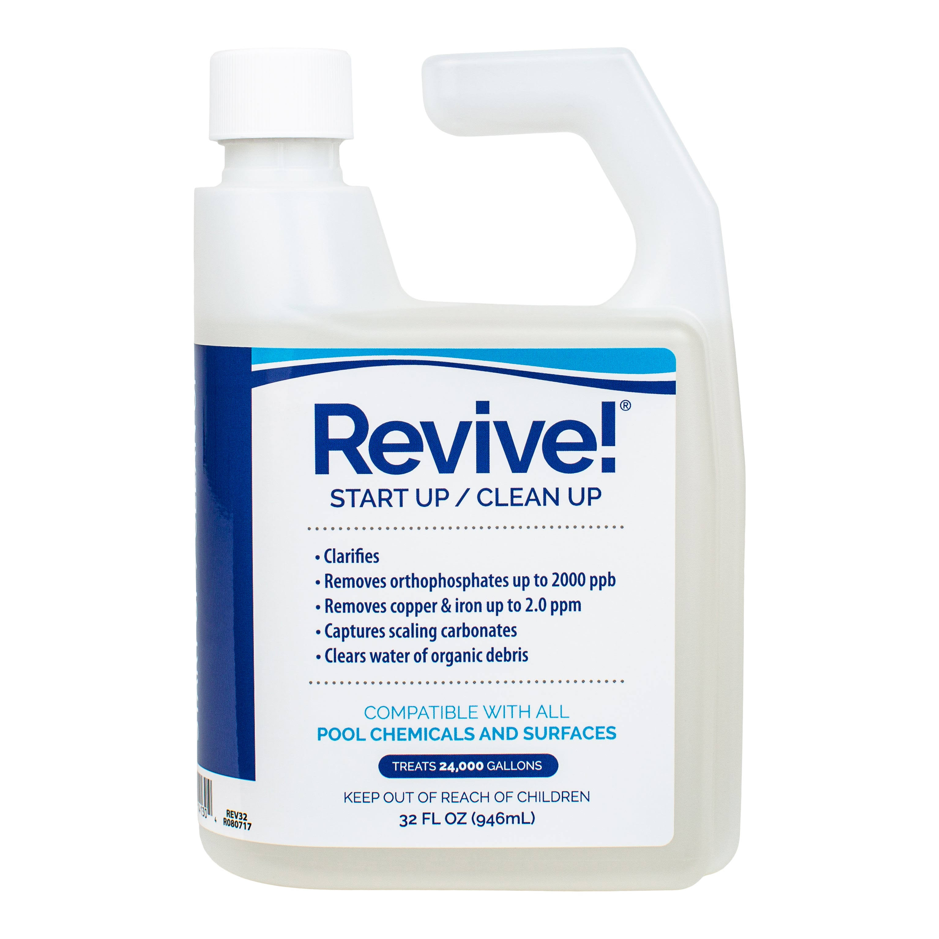 Revive Swimming Pool Phosphate and Algae Remover Chemical For Pools 32 oz