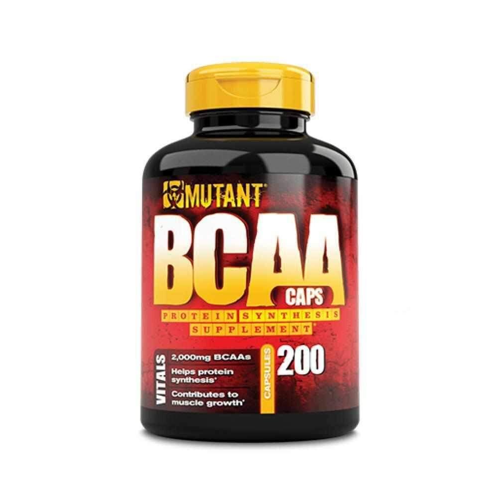 Mutant BCAA Caps Protein Supplement - 200 Count