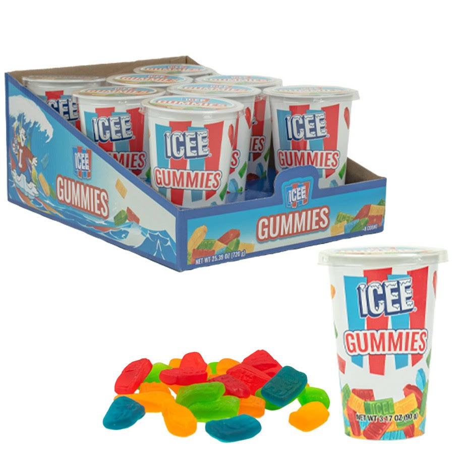 Icee Gummies in A Cup 3.17 oz. - Case of 8