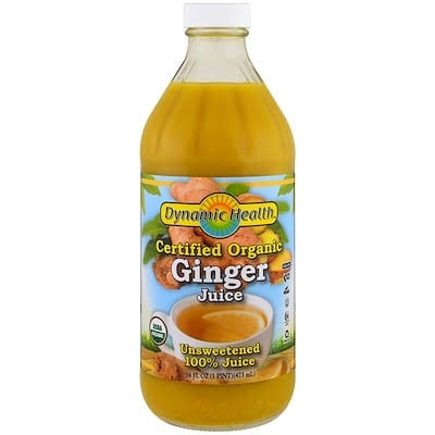 Dynamic Health - Ginger Juice, Certified Organic - 16 fl. oz (473 ml)