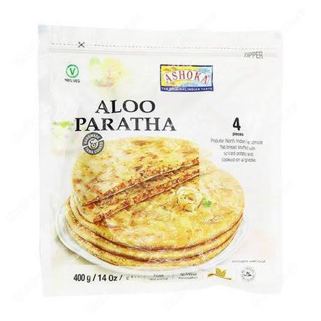 Ashoka Frozen Aloo Paratha Flat Bread - 400g, 4pcs