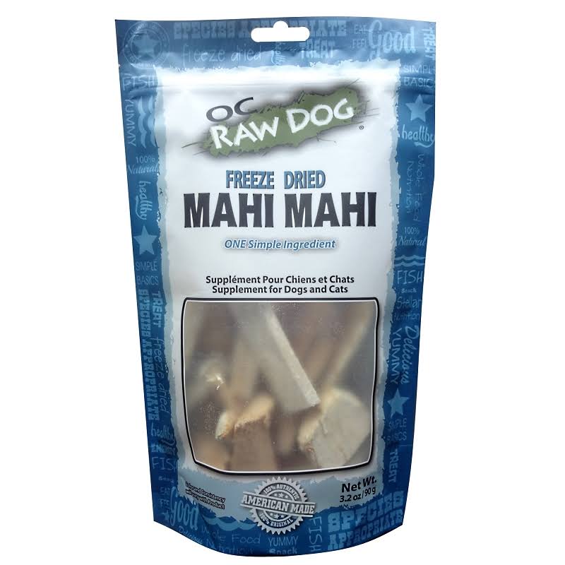 OC Raw Freeze-Dried Mahi Mahi Dog Treats 3.2 oz