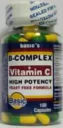 Basic's B-Complex Vitamin C - 100ct