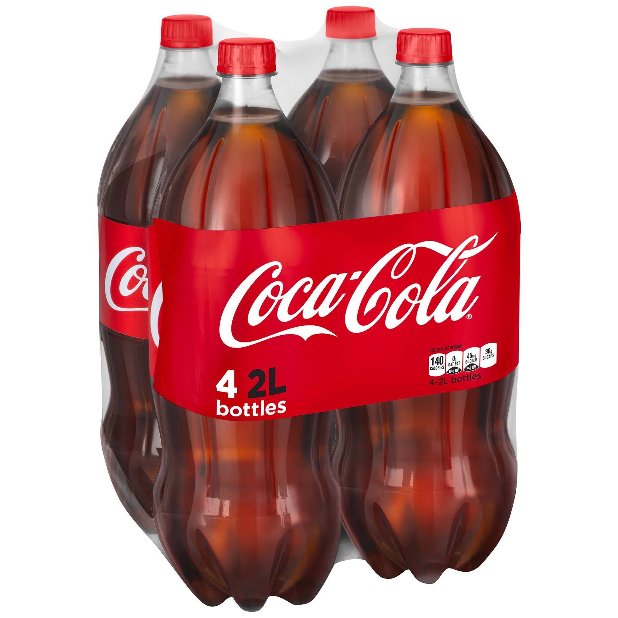 Coca Cola 2l Bottles, 67.6 Ounce