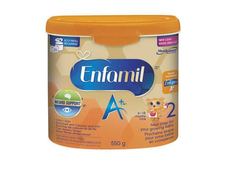 Enfamil A Plus 2 Infant Formula Powder - 550g, Tub