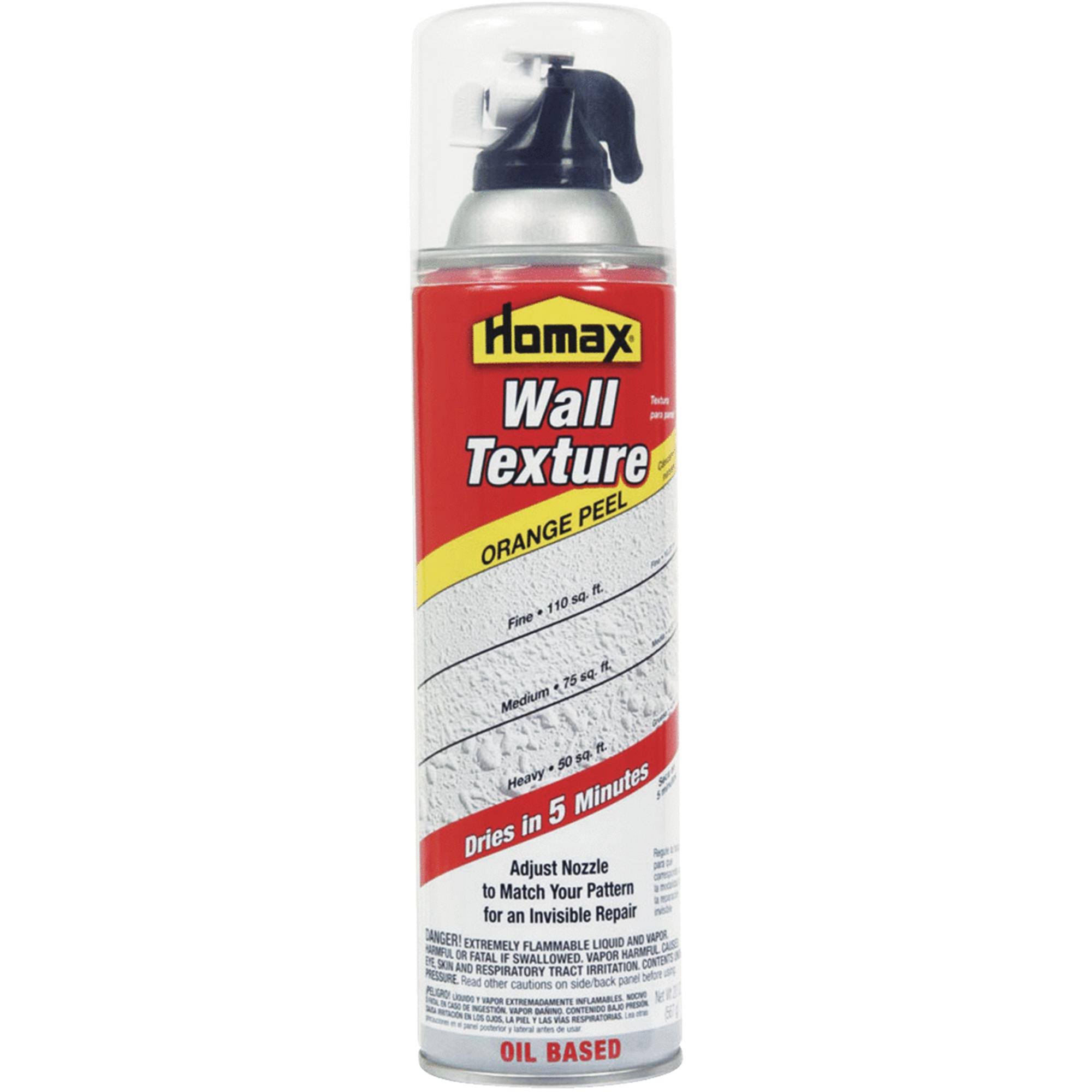 Homax Wall Texture Spray - Orange Peel, Oil-Based, 20oz