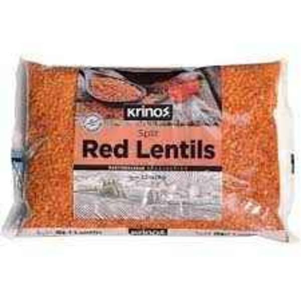 Krinos Split Red Lentils 1kg ( 2.2 lbs )