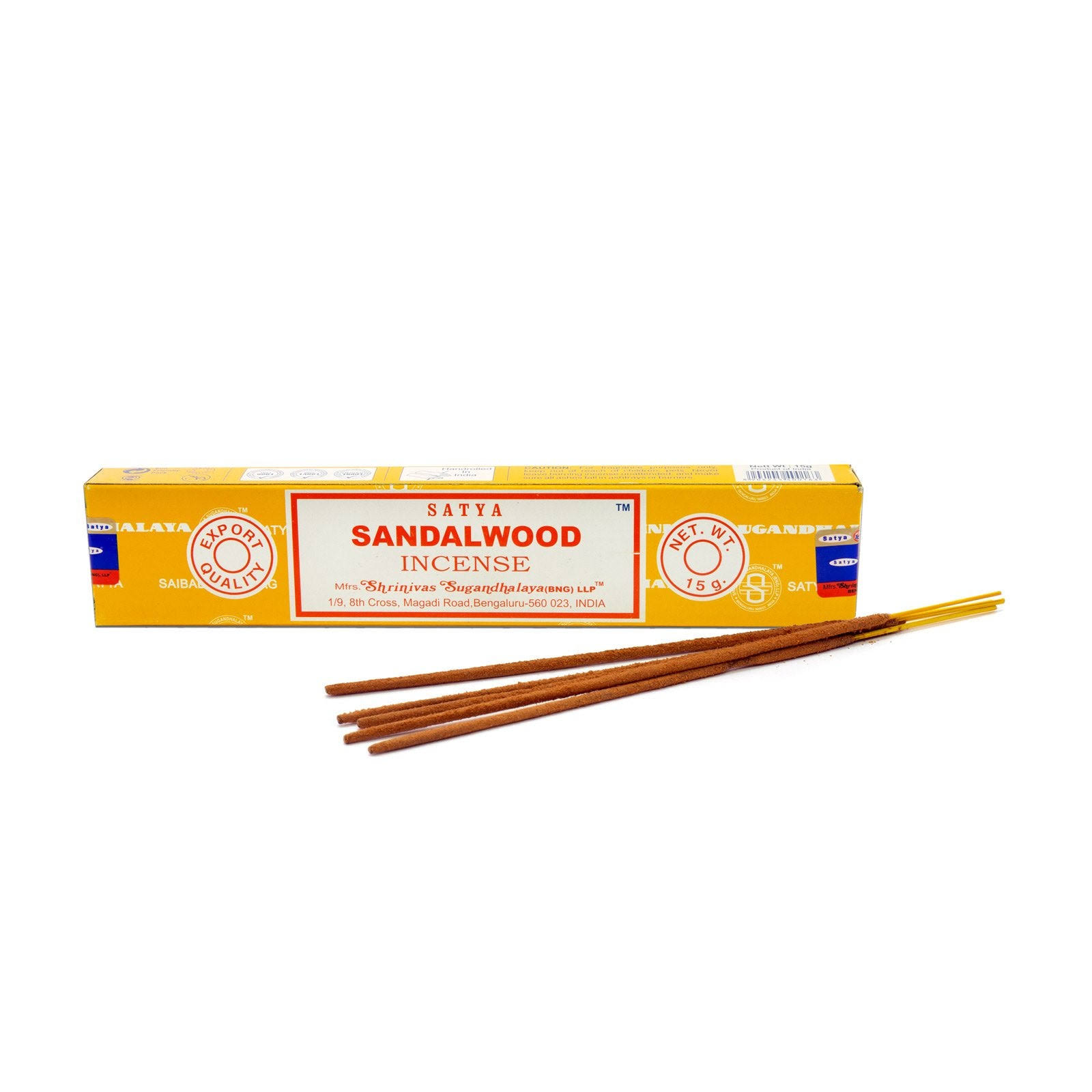 Satya 15g Incense Sticks, Sandalwood