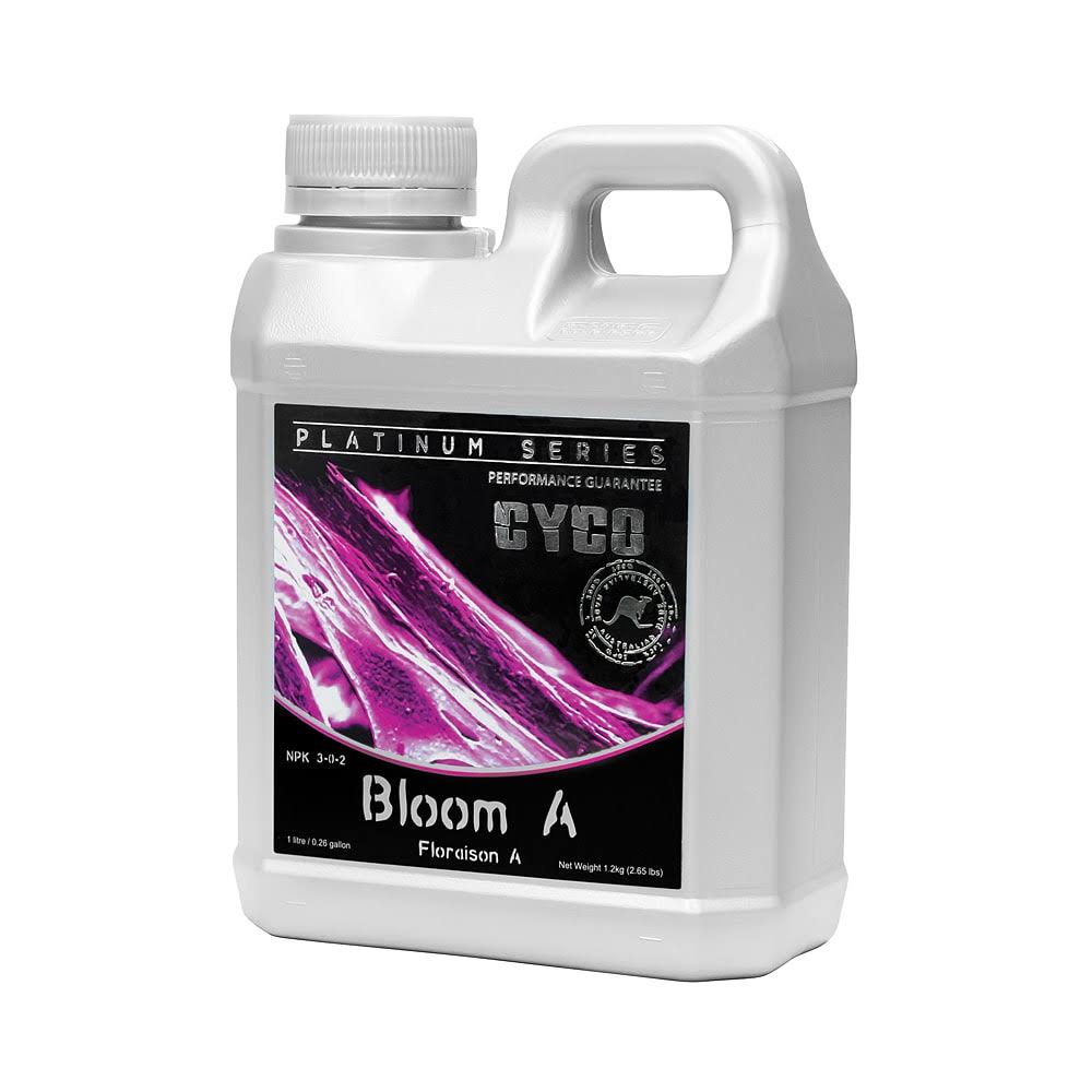 Cyco Platinum Series Bloom A Flower Developement Hydroponics Fertilizer - 1 Liter