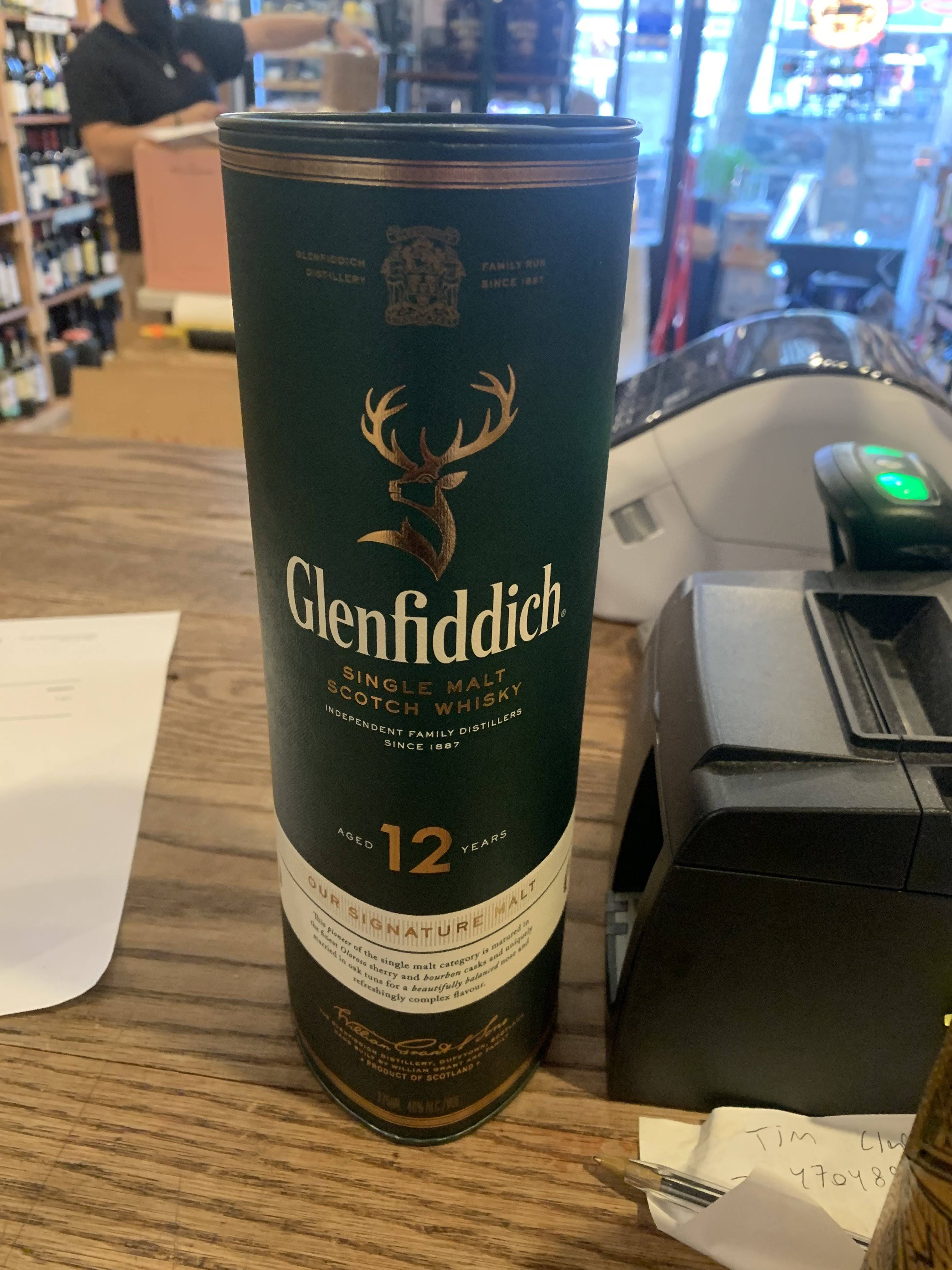 Glenfiddich Single Malt Scotch - 375 ml bottle