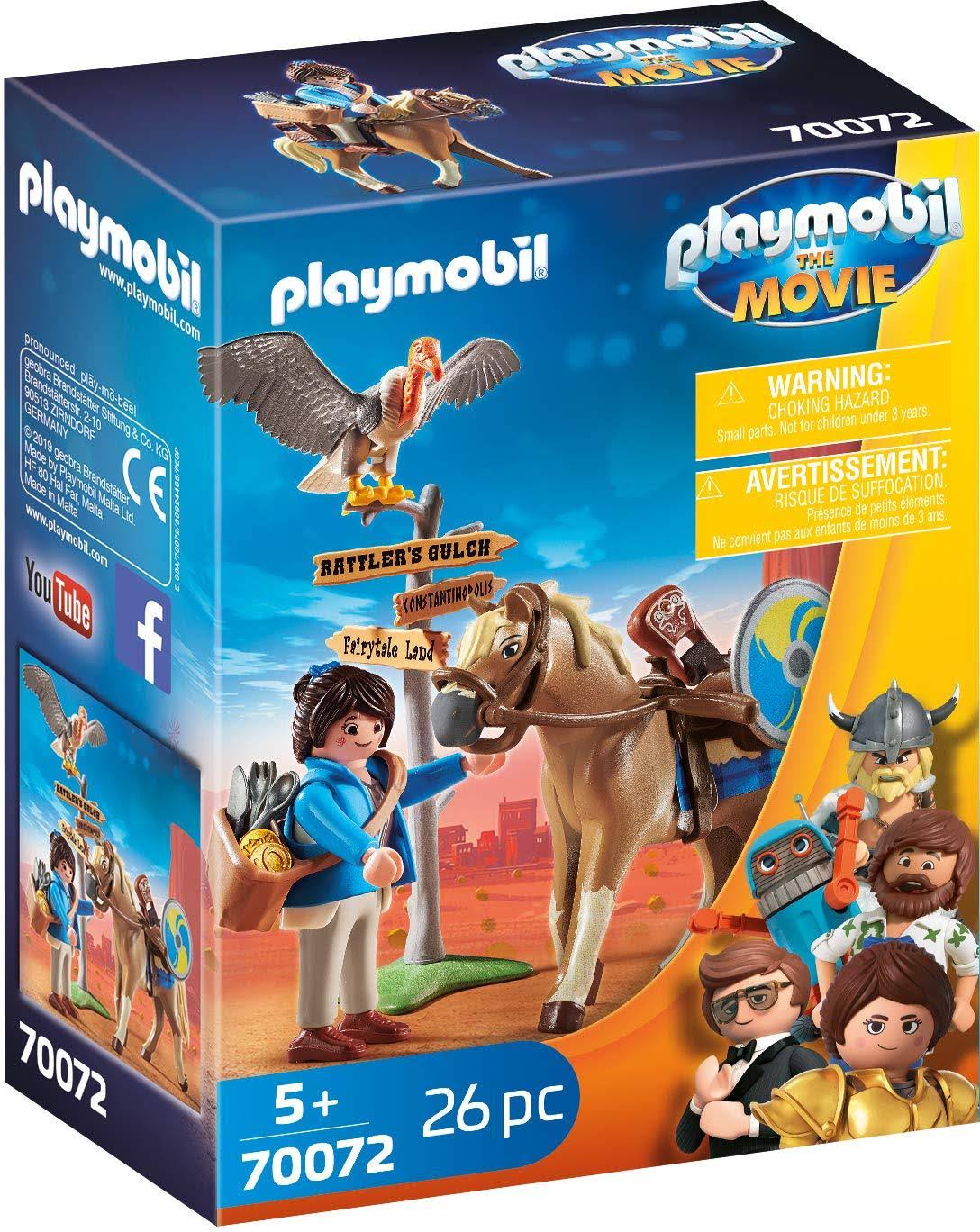 Playmobil 70072 Marla and Horse Playset - 26pcs