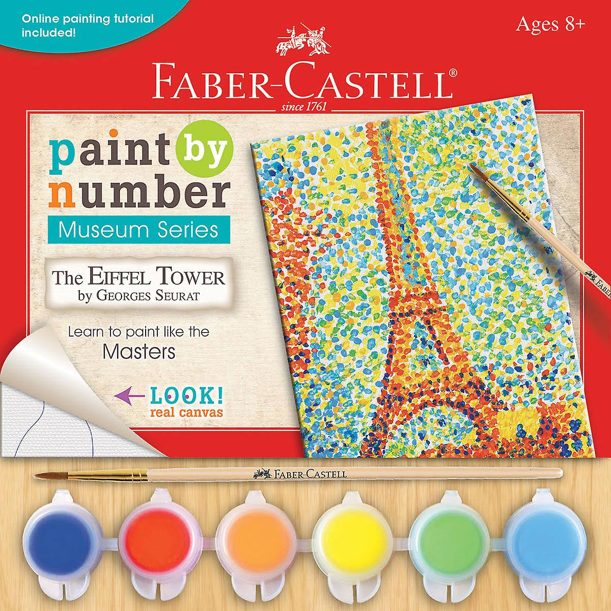 Faber-Castell Museum Series The Eiffel Tower Paint By Number Kit