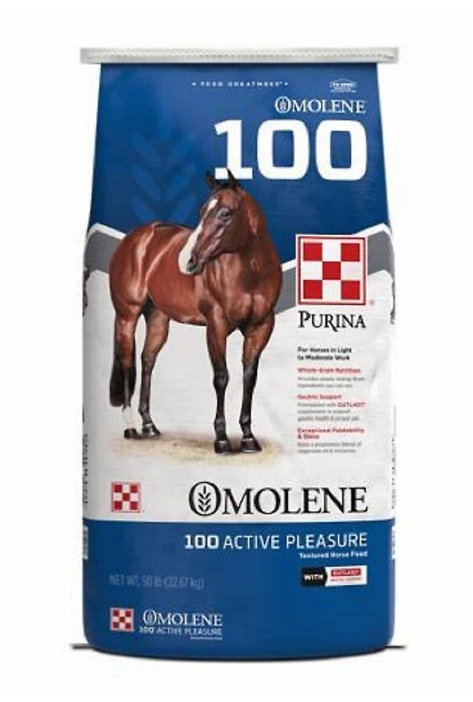 Purina Omolene Active Pleasure Horse Feed - 50lbs