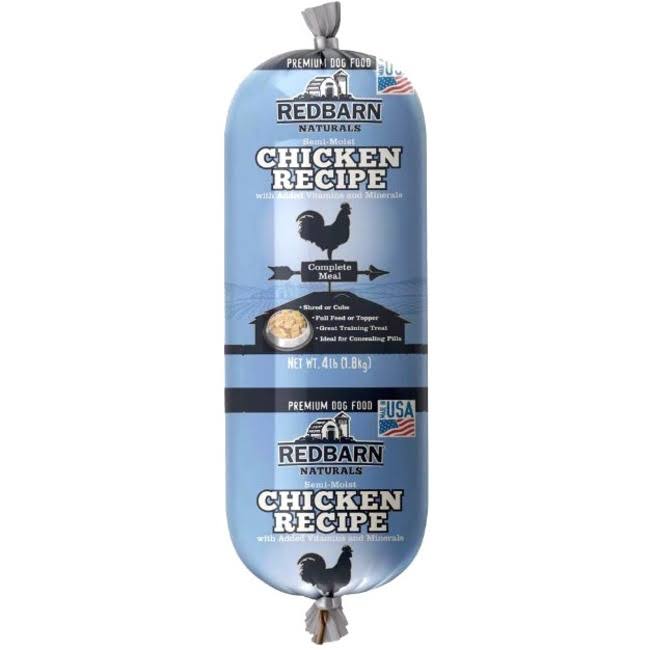 RedBarn Natural Dog Food Roll - Chicken and Liver, 4lb