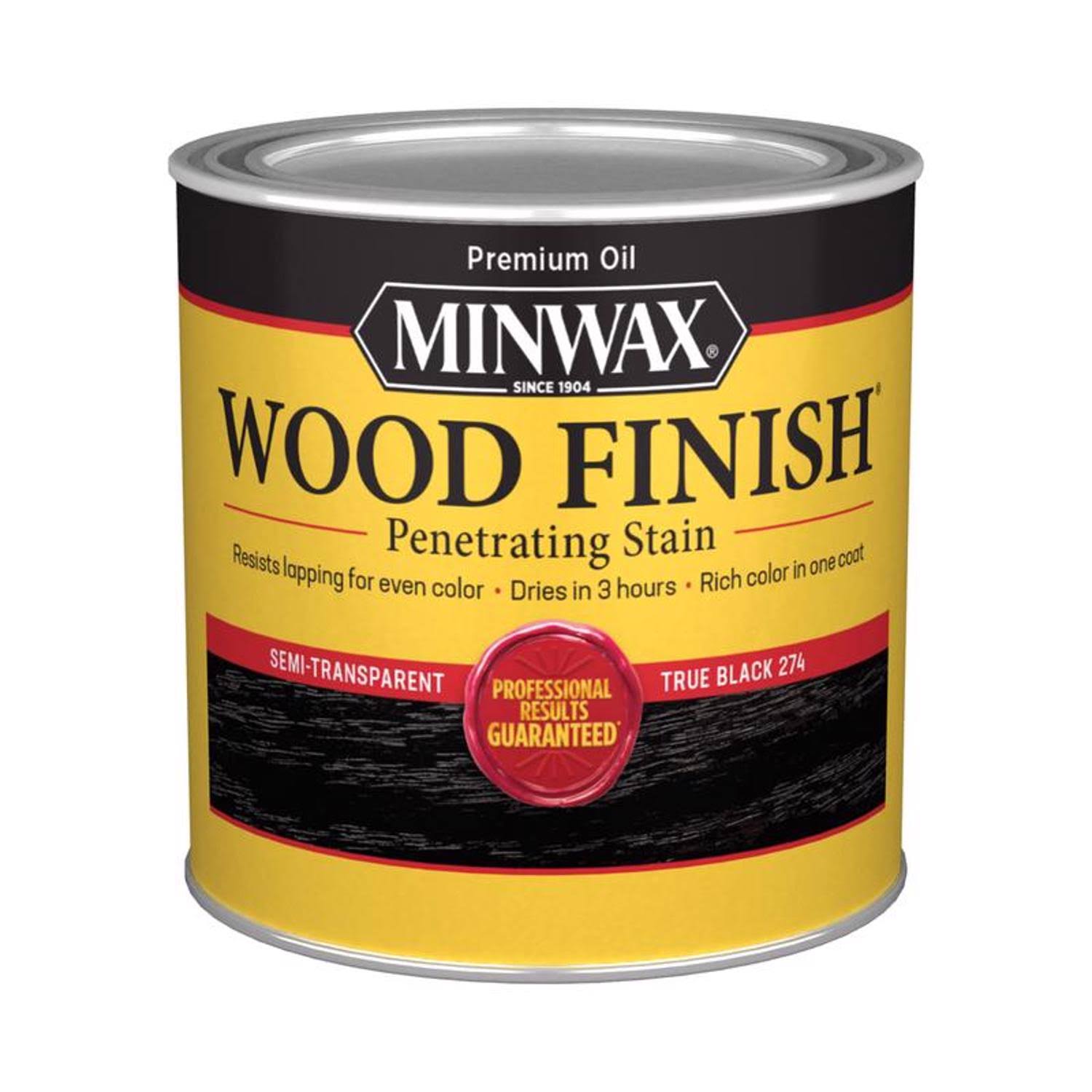 Minwax True Black Wood Finish