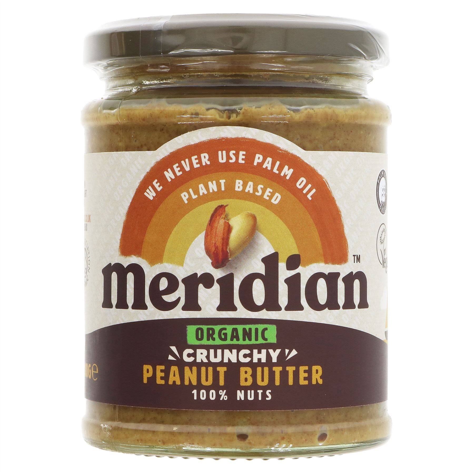 Meridian Organic Crunchy Peanut Butter - 280g