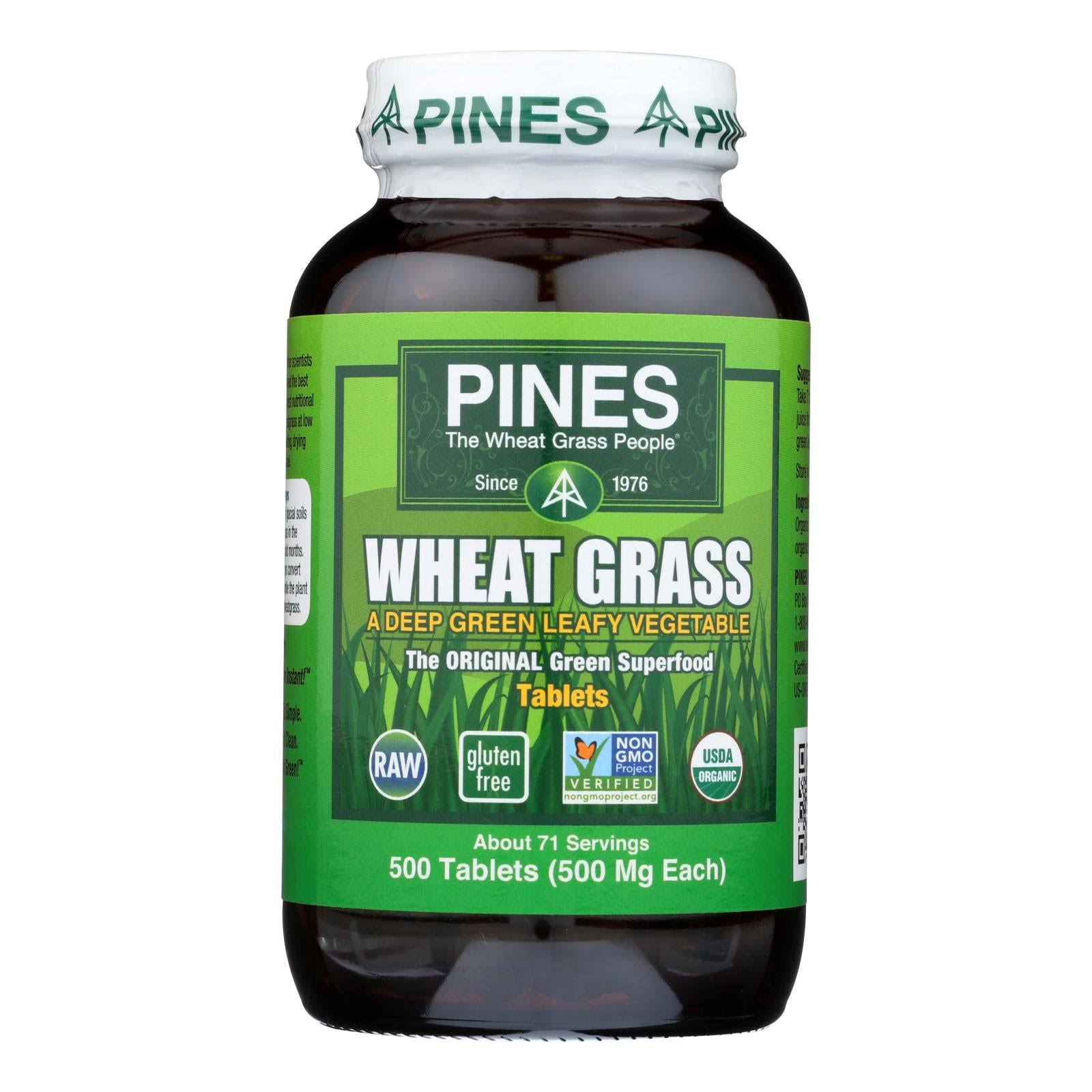 The Wheat Grass People Pines Wheat Grass Tablets