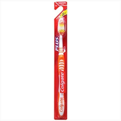 Colgate Plus Bi-Level, Medium Full Head Toothbrush - 1 EA Color May