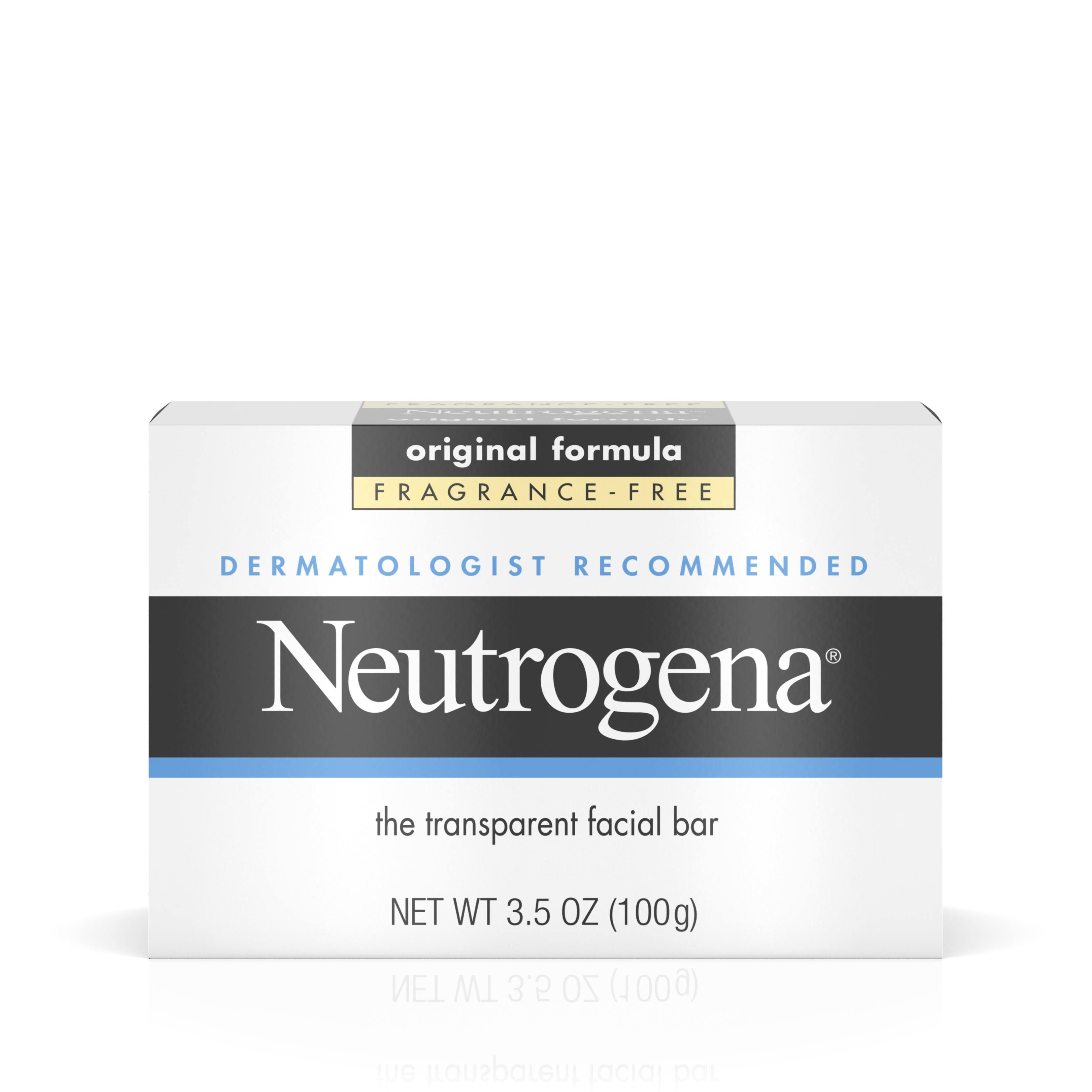 Neutrogena Transparent Facial Bar Soap Fragrance - 3.5oz