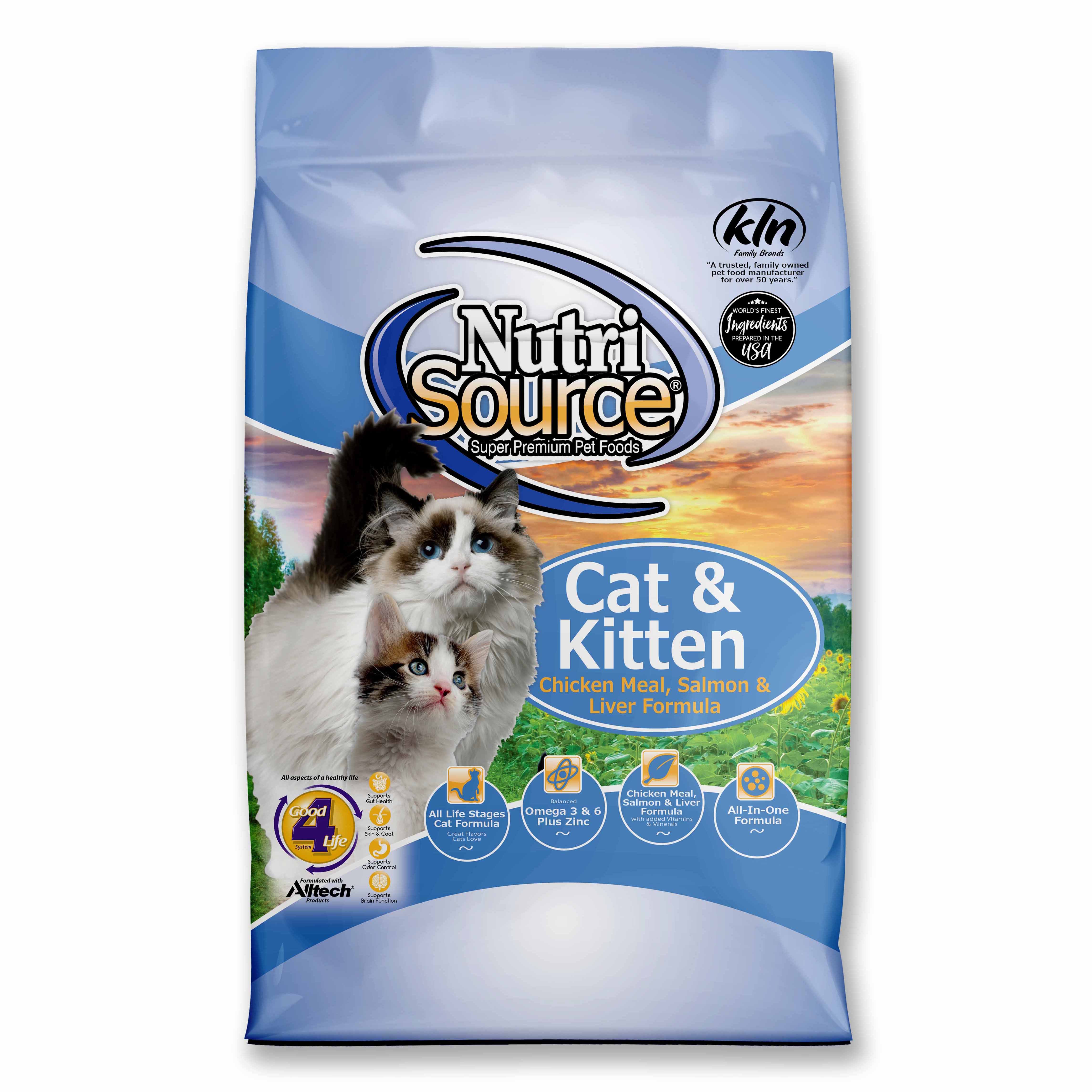 Tuffy'S Pet Nutri Source Cat and Kitten Food - Chicken, Salmon and Liver, 6.6lb