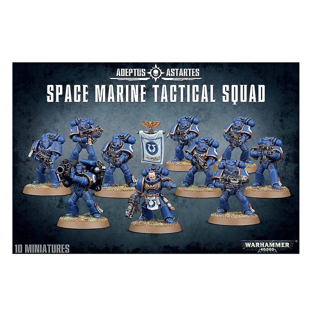 Warhammer 40000 Space Marine Tactical Squad Miniature
