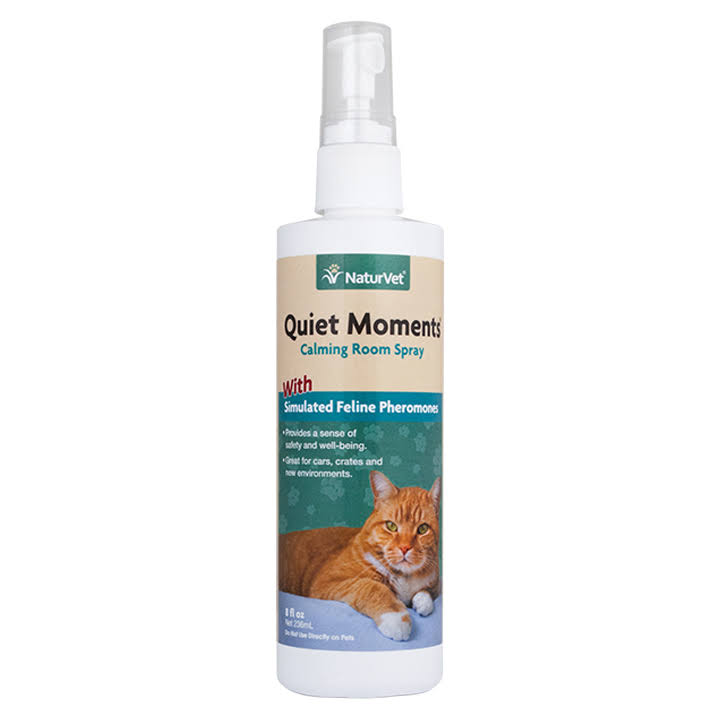 NaturVet Feline Quiet Moments Herbal Calming Spray - 8oz