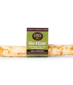 Earth Animal 11 in No-Hide Pork Chew for Dogs Each