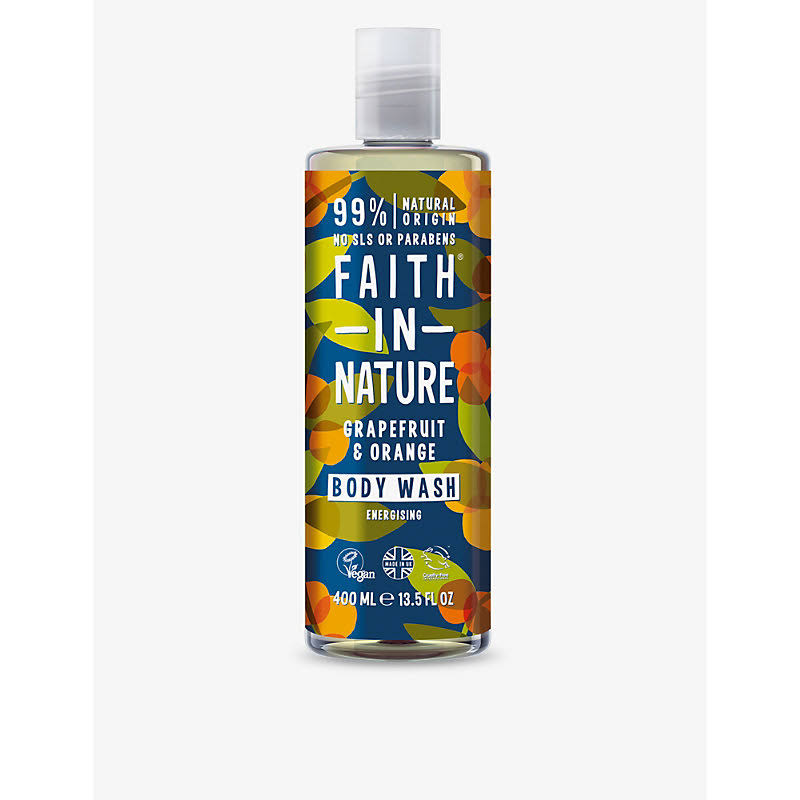 Faith in Nature Body Wash - 400ml, Grapefruit and Orange