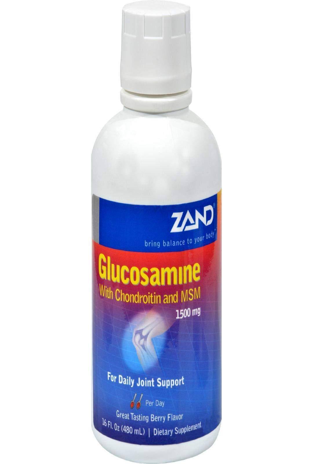 Zand Glucosamine with Chondroitin and MSM Liquid - Berry, 16oz