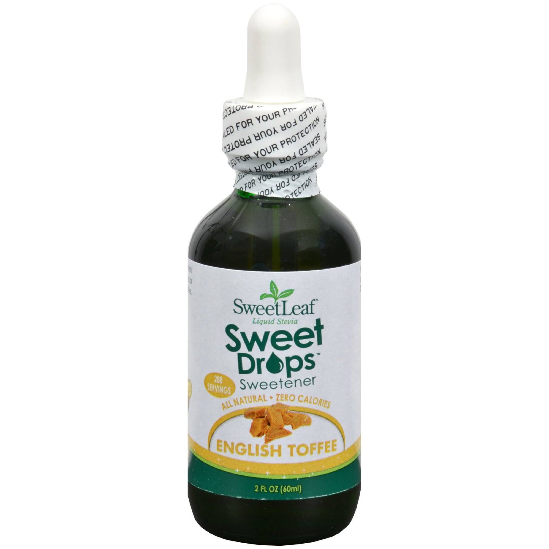 Sweet Leaf Liquid Stevia - English Toffee, 60ml