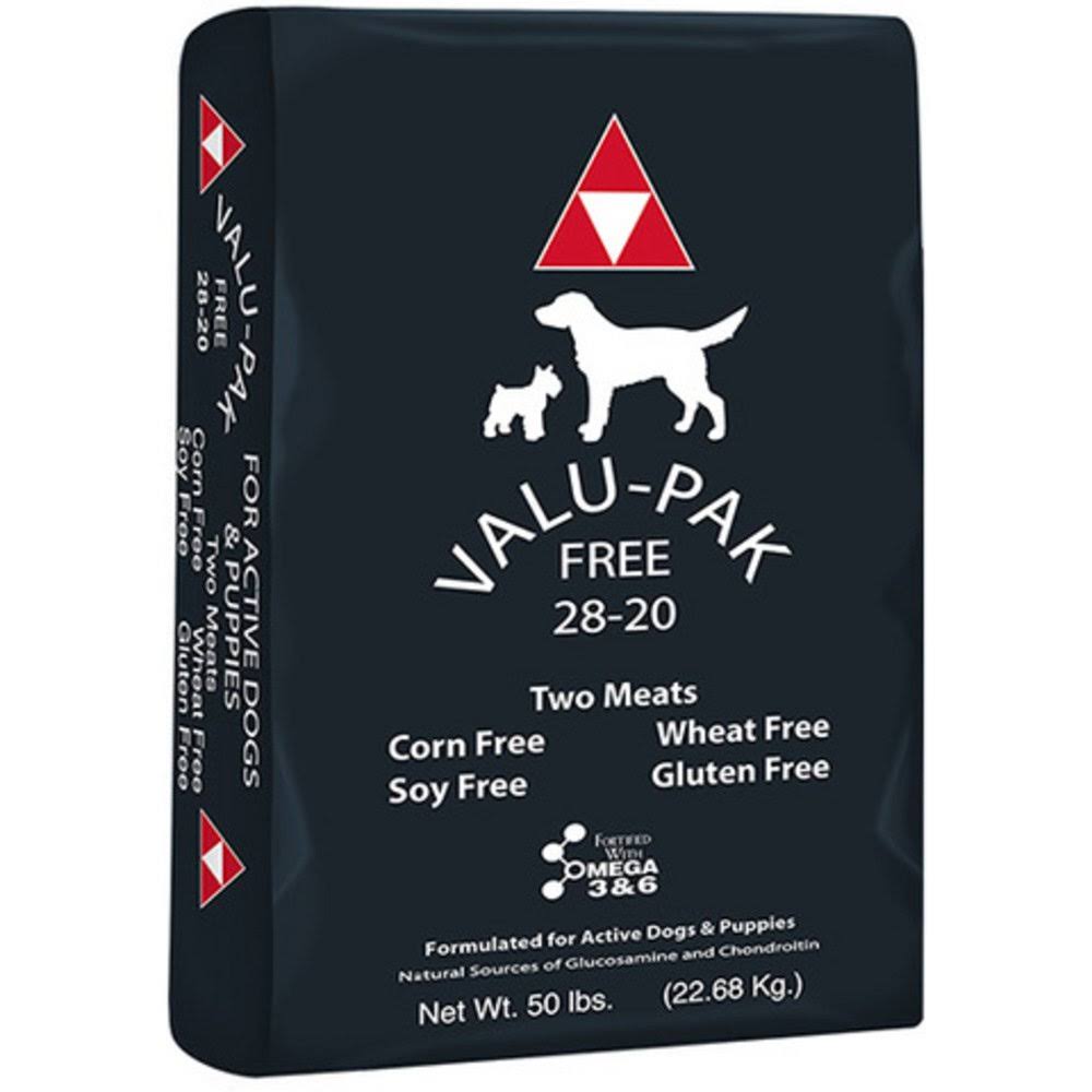 Valu-Pak Free 28-20 Dog Food (Black Bag), 50 lb
