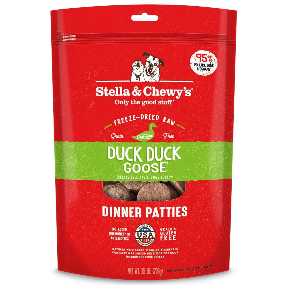 Stella and Chewy's Dog Food - Duck Duck Goose Dinner Patties, 15oz