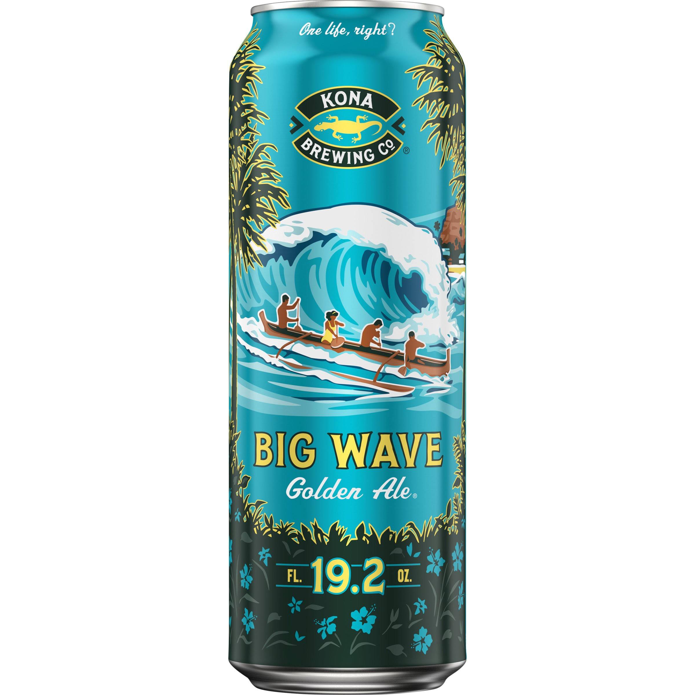Kona Brewing Co Beer, Golden Ale, Big Wave - 19.2 fl oz