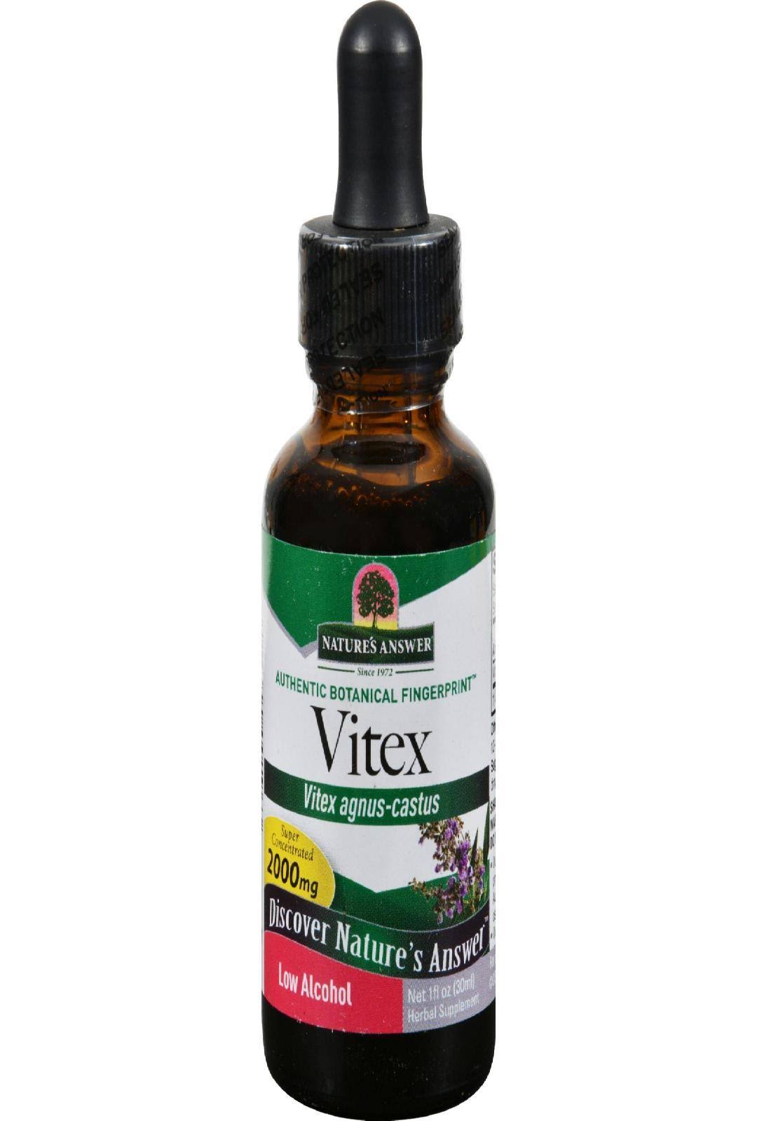 Nature's Answer Vitex Berry Organic Alcohol Fluid Extract - 2000mg