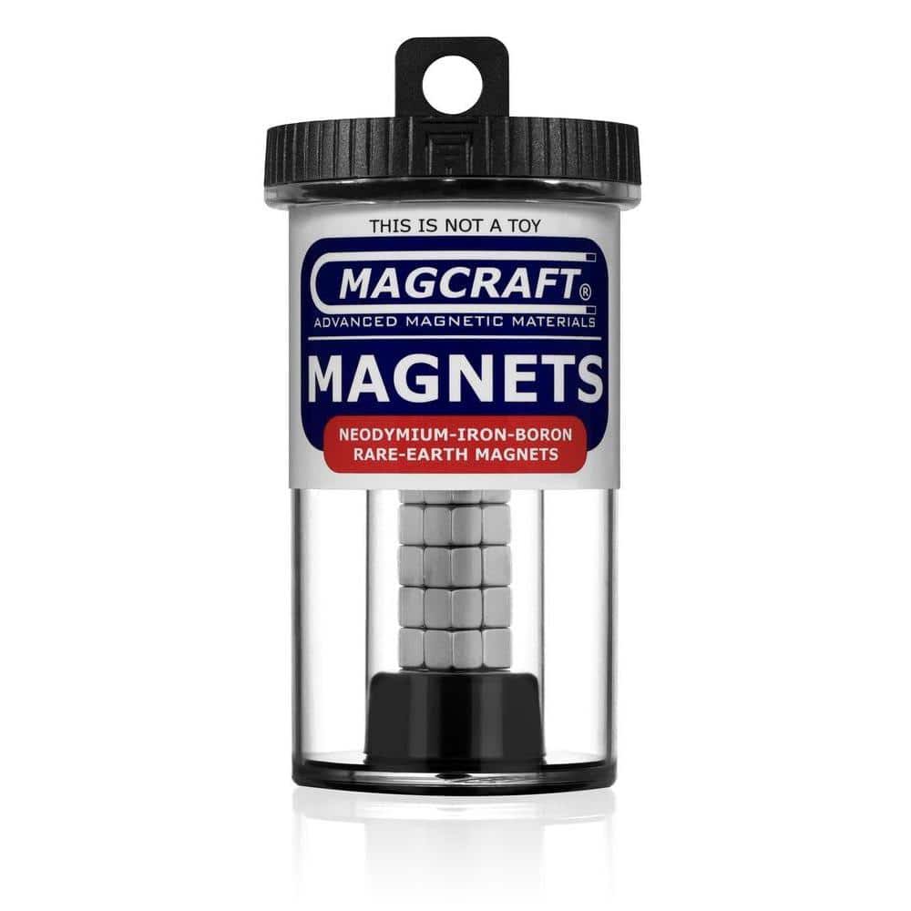 Magcraft Rare Earth Cube Magnet - 20pk, 1/4"