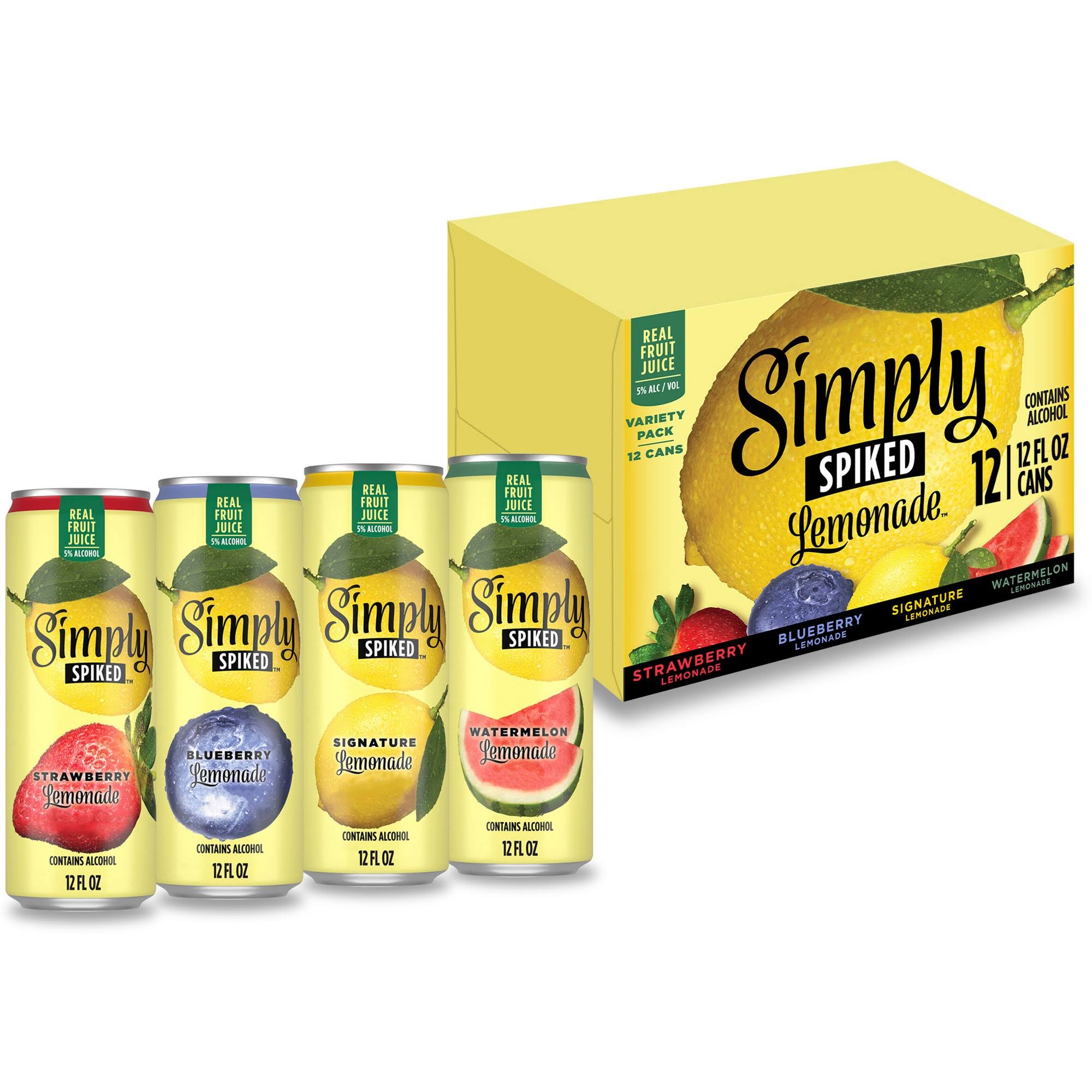 Simply Spiked Lemonade Variety Pack (12oz)
